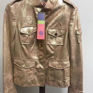 Tory Burch Gold Sgt Pepper Jacket 6
